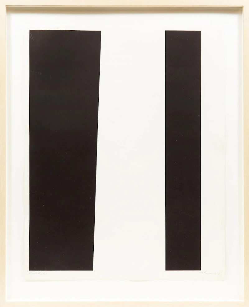 Guido Molinari, Untitled (Vertical blanc), 1956-67, screenprint, 1956-1967 - view 2