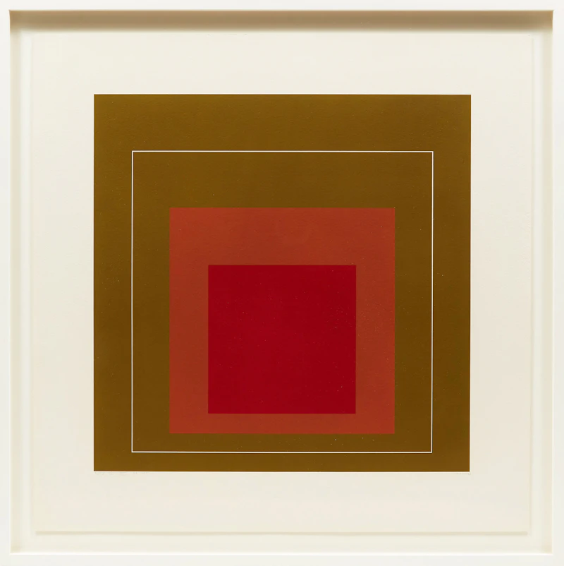 Josef Albers, WLS-IV, serigraph, 1966 - view 2