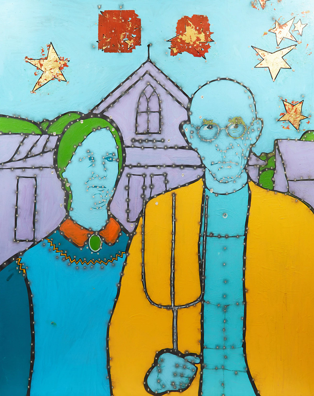 Viktor Mitic, American, bullet holes, 2010