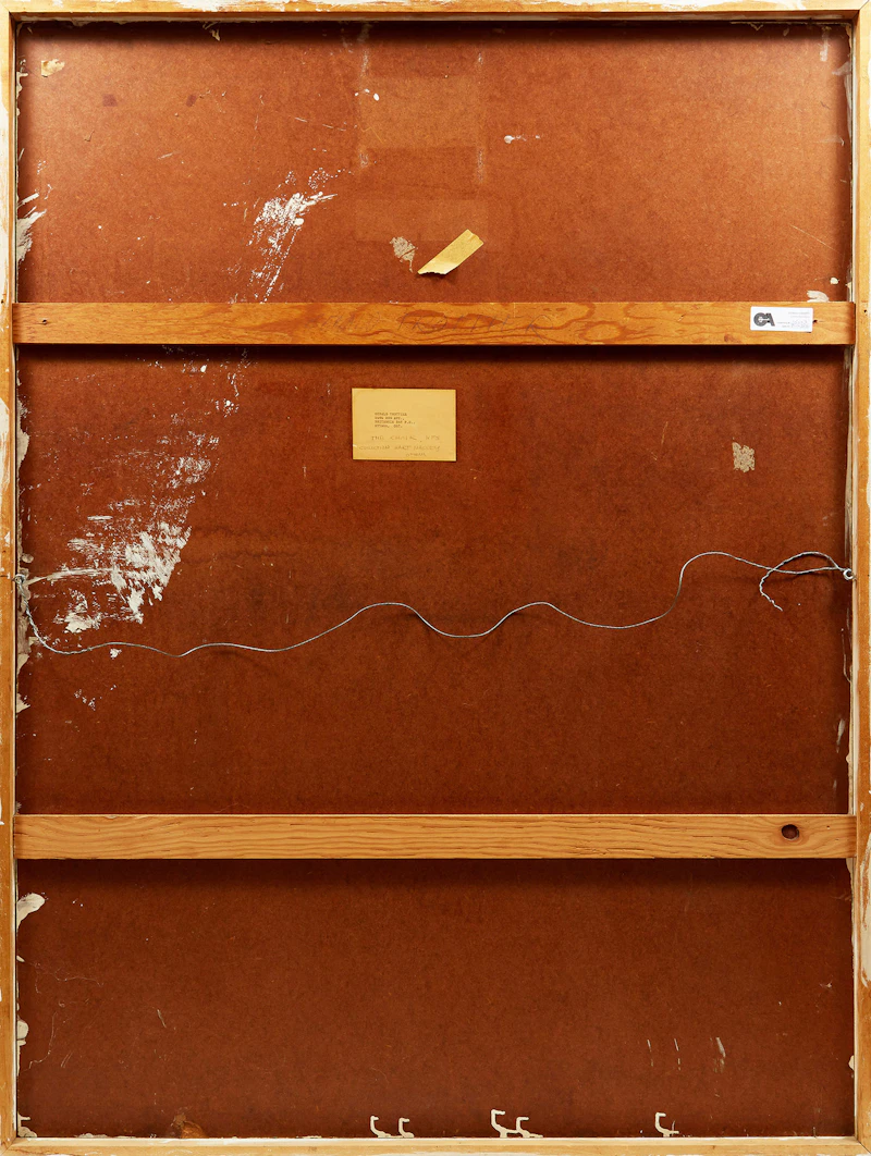 Gerald Trottier, The Chair, oil on board, 1960 - view 3