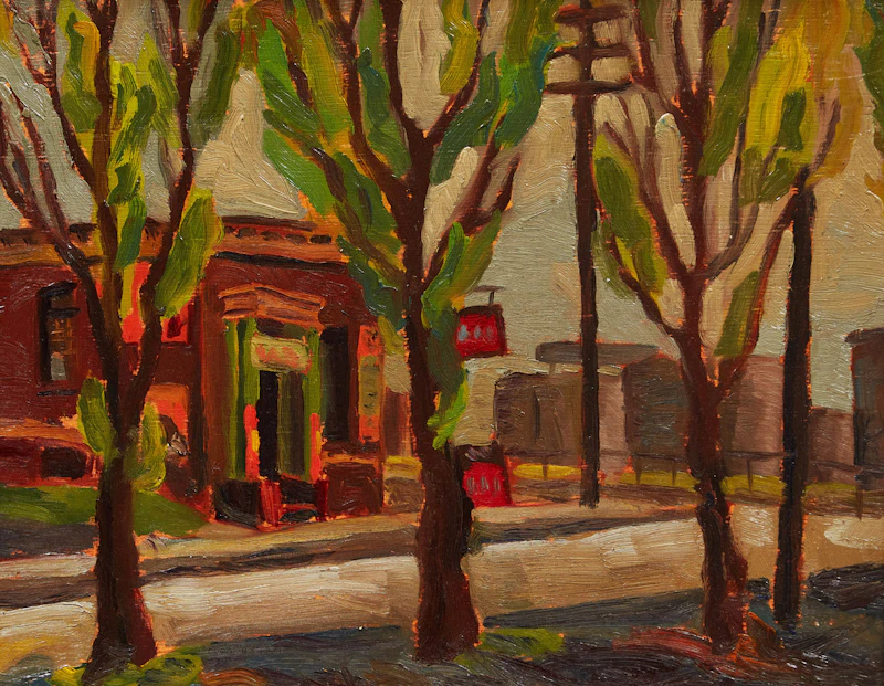 The Lunch Room, Cherry Street by Frederick Hagan