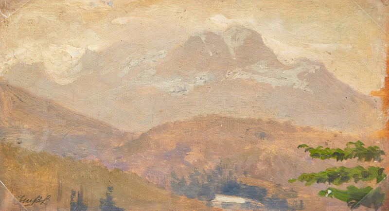 Mountain Range by Frederic Marlett Bell-Smith