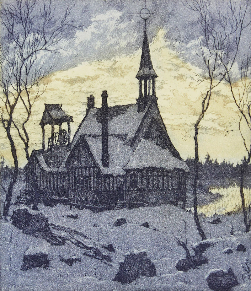 Georgian Bay Church; Rockwood Mill by Nicholas Hornyansky