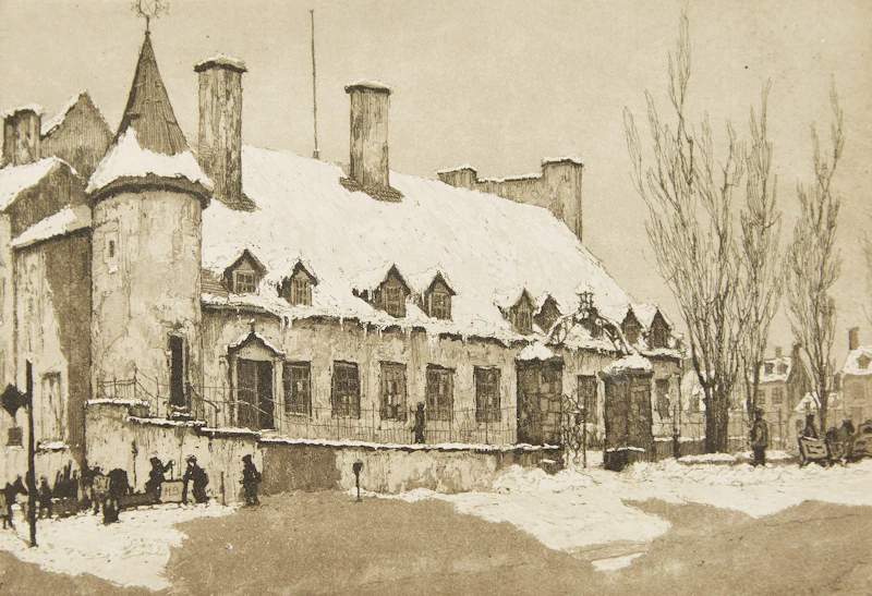 Château de Ramsay, Montreal; The East Block, Parliament (Ottawa) by Nicholas Hornyansky