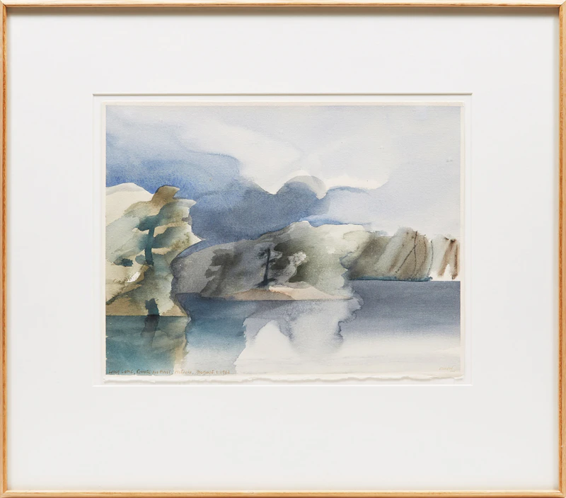 Toni Onley, Long Lake, Pointe au Baril, Ontario, watercolour, 1984 - view 2