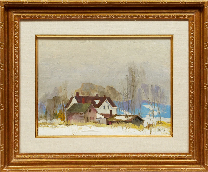 George Franklin Arbuckle, Penetang, oil on board, 1983 - view 2