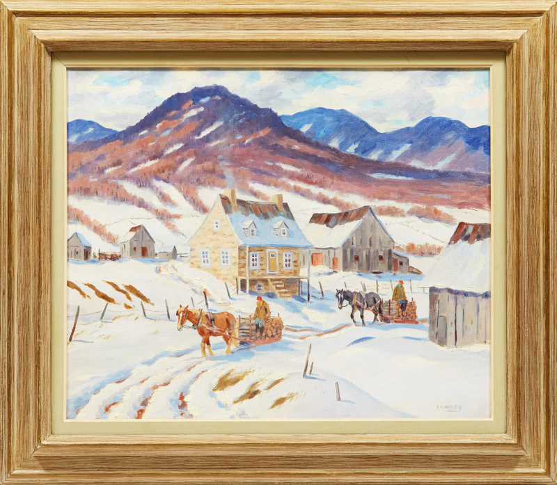 John Douglas Lawley, Charlevoix County, oil on canvas board - view 2
