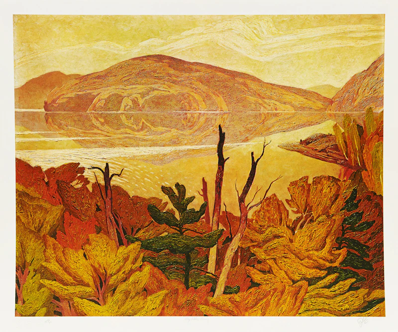 Alfred Joseph Casson, Grey October Morning; Parry Sound; Valley Farm; Grey Day, four colour serigraphs - view 2