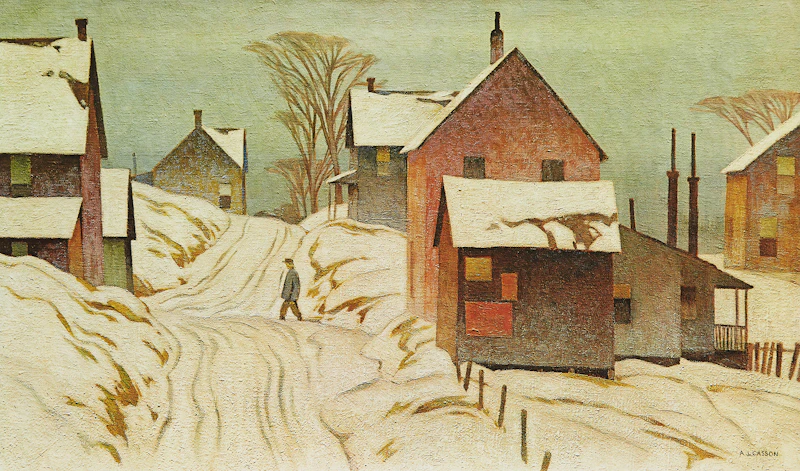Alfred Joseph Casson, Grey October Morning; Parry Sound; Valley Farm; Grey Day, four colour serigraphs - view 7