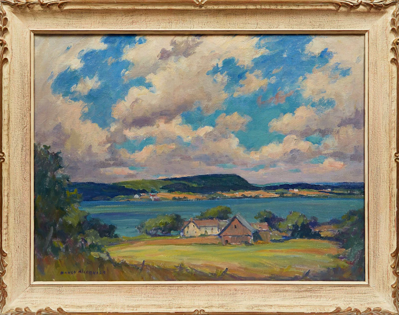 Manly Edward MacDonald, Home by the Bay, oil on canvas - view 2