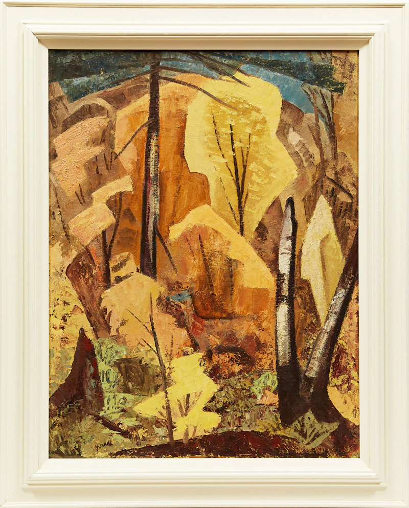 Yvonne McKague Housser, Autumn, oil on board - view 2
