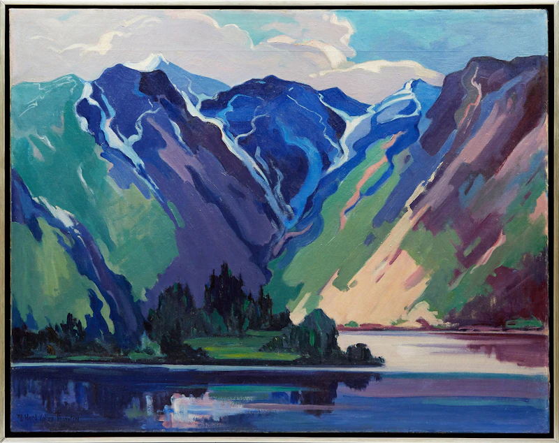 Mildred Valley Thornton, Jervis Inlet, oil on canvas - view 2