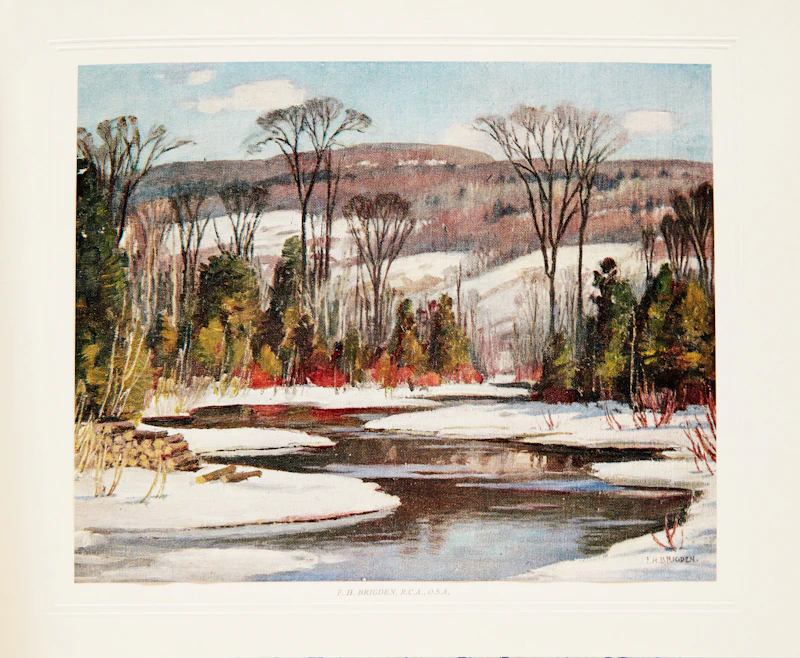 Frederick Henry Brigden, Country Road, watercolour - view 6