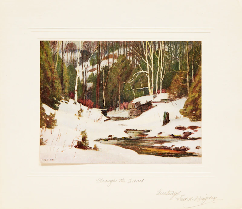 Frederick Henry Brigden, Country Road, watercolour - view 8