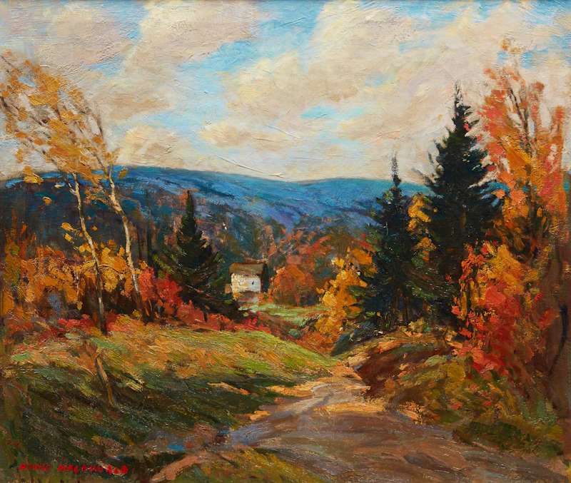 Autumn Landscape by Manly Edward MacDonald