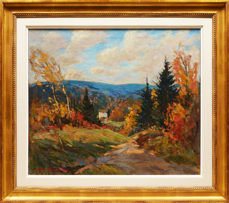 Manly Edward MacDonald, Autumn Landscape, oil on canvas - view 2