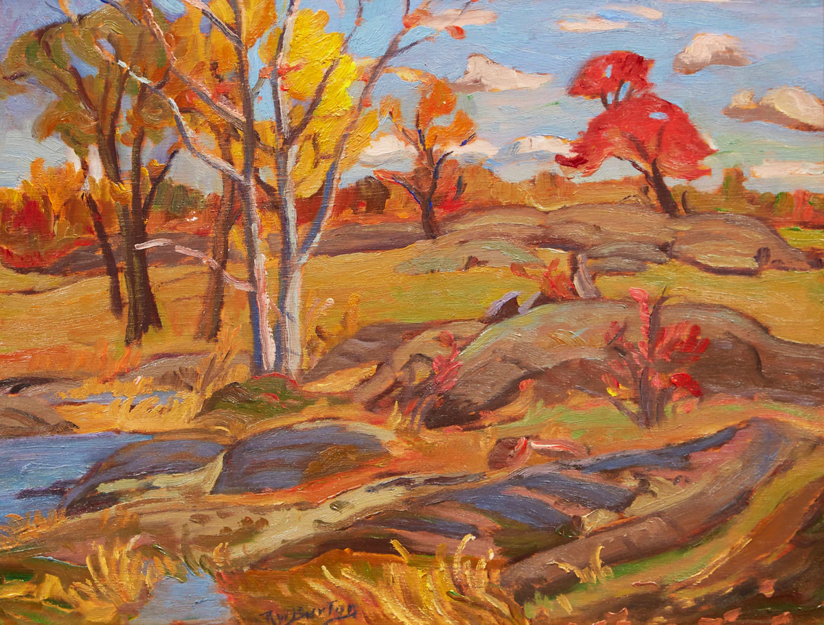 Ralph Wallace Burton, Dunrobin, Ont., oil on board, 1964