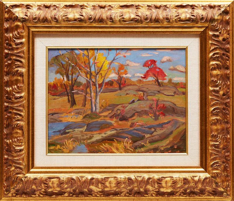 Ralph Wallace Burton, Dunrobin, Ont., oil on board, 1964 - view 2