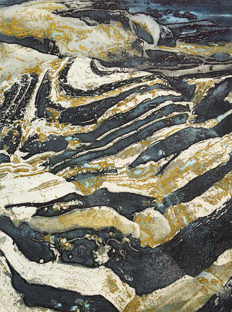 Swept Rock- Precambrian Shield Series by Edward John Bartram