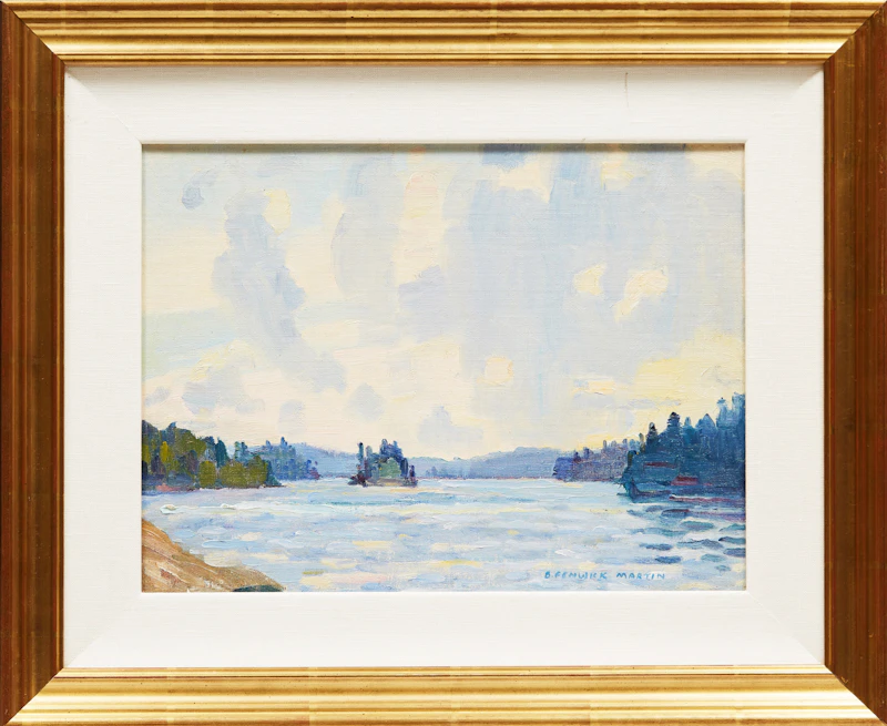 Bernice Fenwick Martin, Untitled (Cloud Study) , oil on canvas board - view 2
