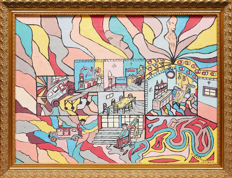 Arthur Villeneuve, Untitled , oil on canvas - view 2