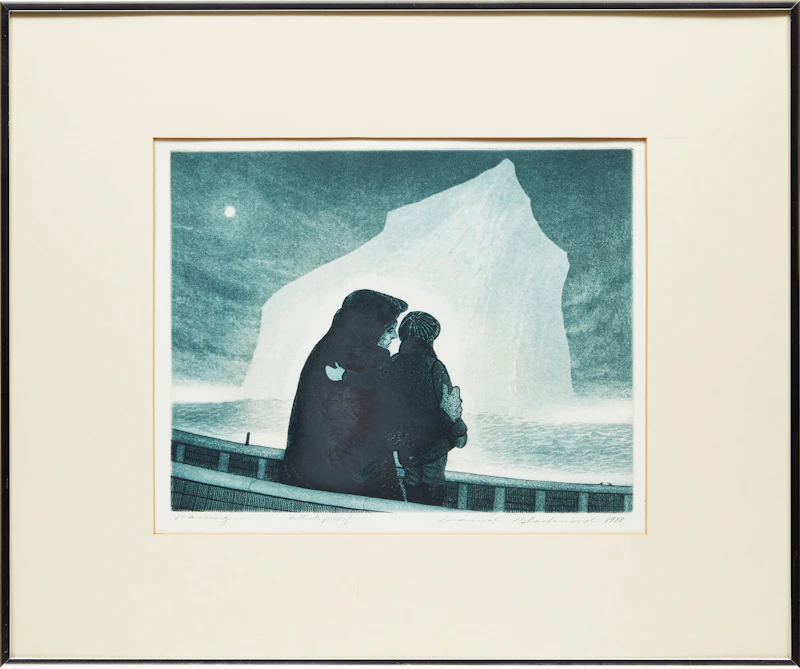 David Lloyd Blackwood, Passing, colour etching and aquatint, 1978 - view 2