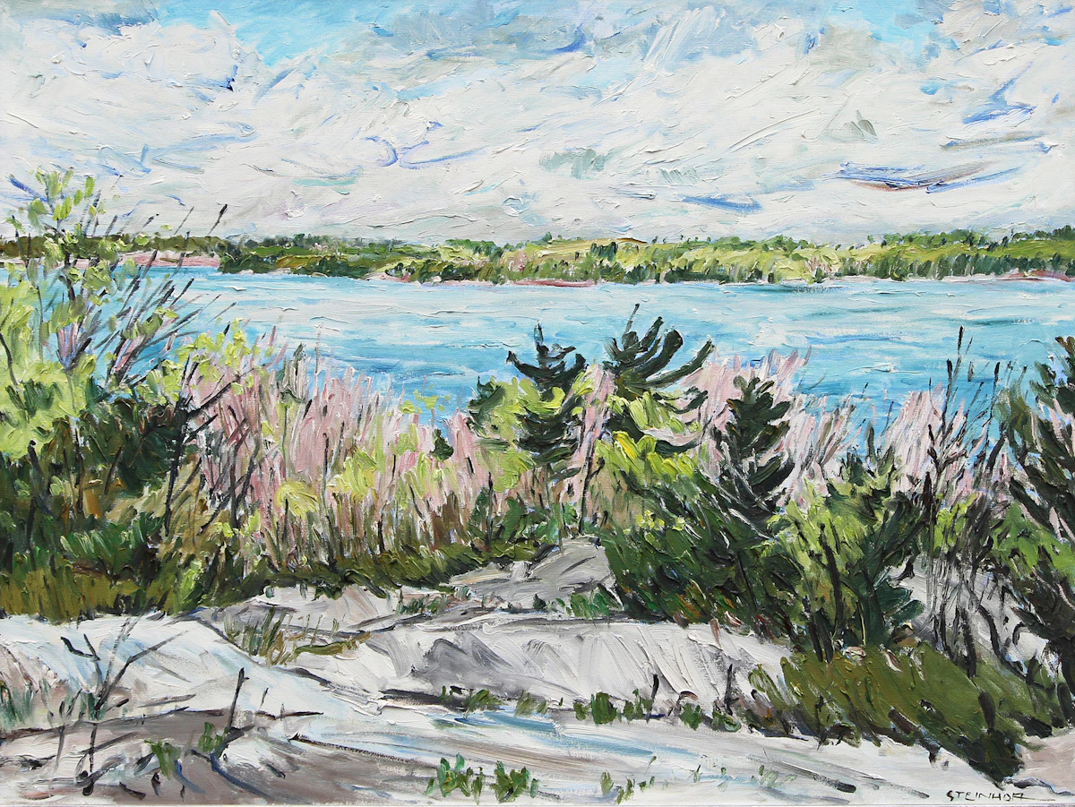 Bruce Steinhoff, Spring, Parry Island, Georgian Bay, oil on canvas