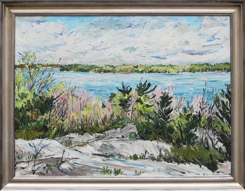 Bruce Steinhoff, Spring, Parry Island, Georgian Bay, oil on canvas - view 2