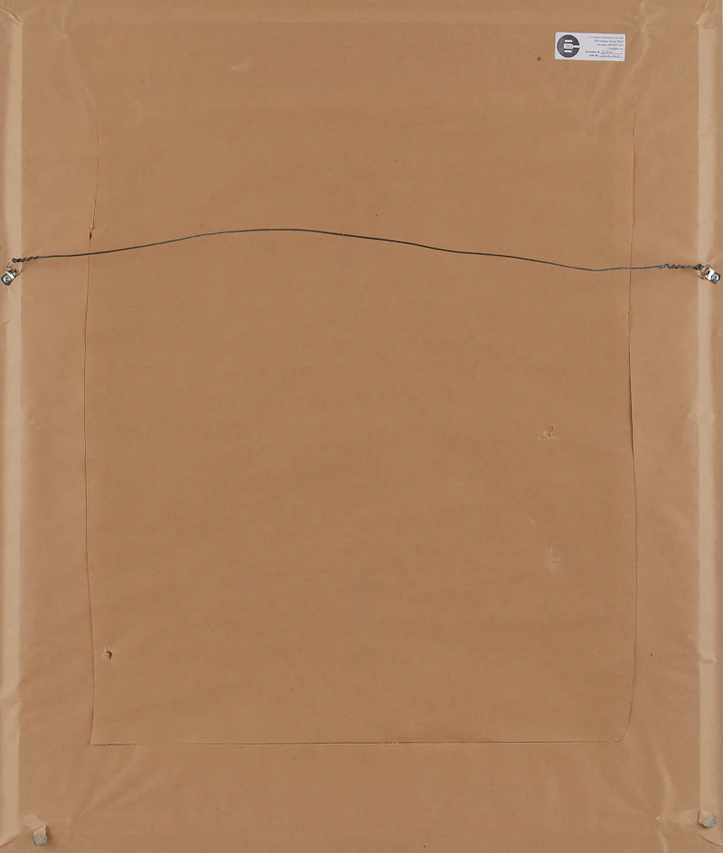 Douglas Gibb Morton, Untitled Abstraction, acrylic and collage on canvas board, 1976 - view 3