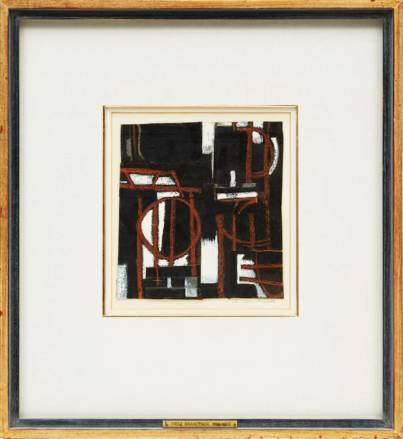 Fritz Brandtner, Untitled, mixed media and collage - view 2