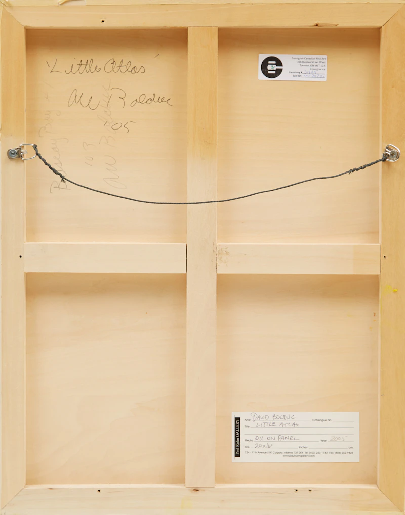 David Bolduc, Little Atlas, oil on board, 2005 - view 2