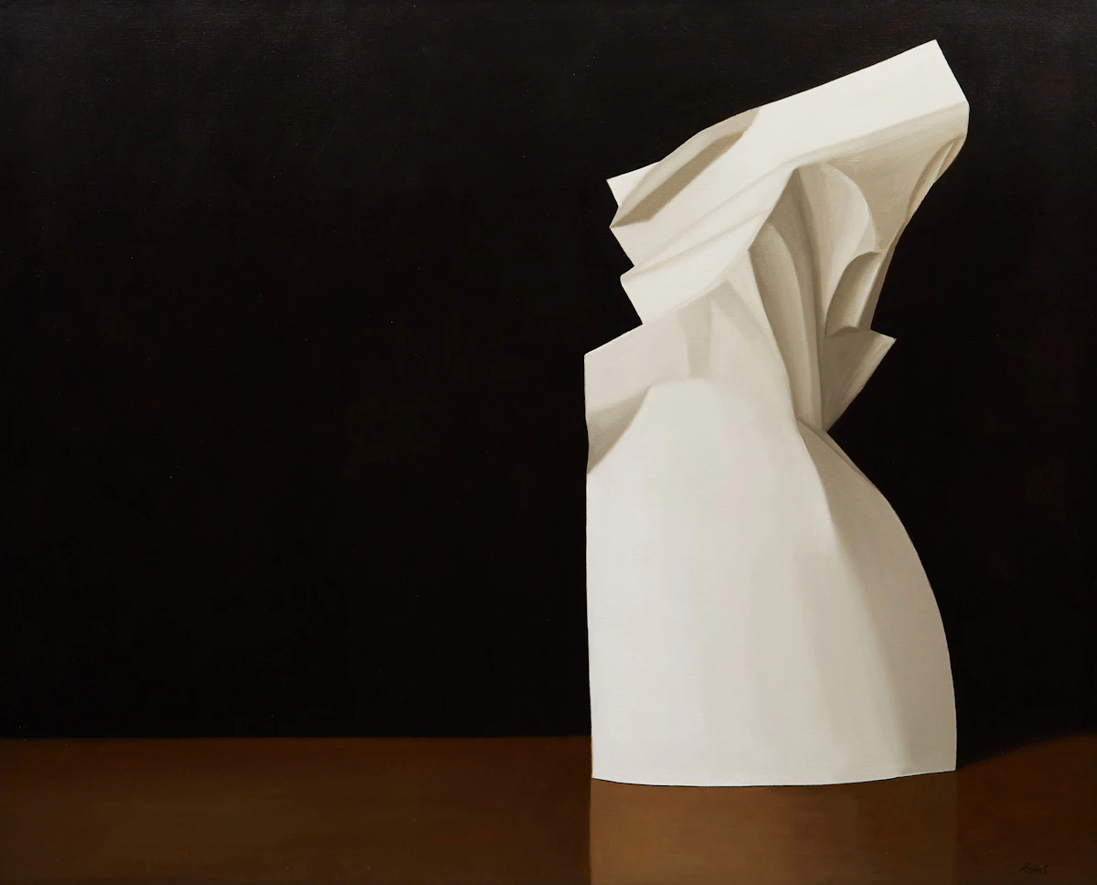 Malcolm Rains, Meteora, acrylic on canvas, 2010