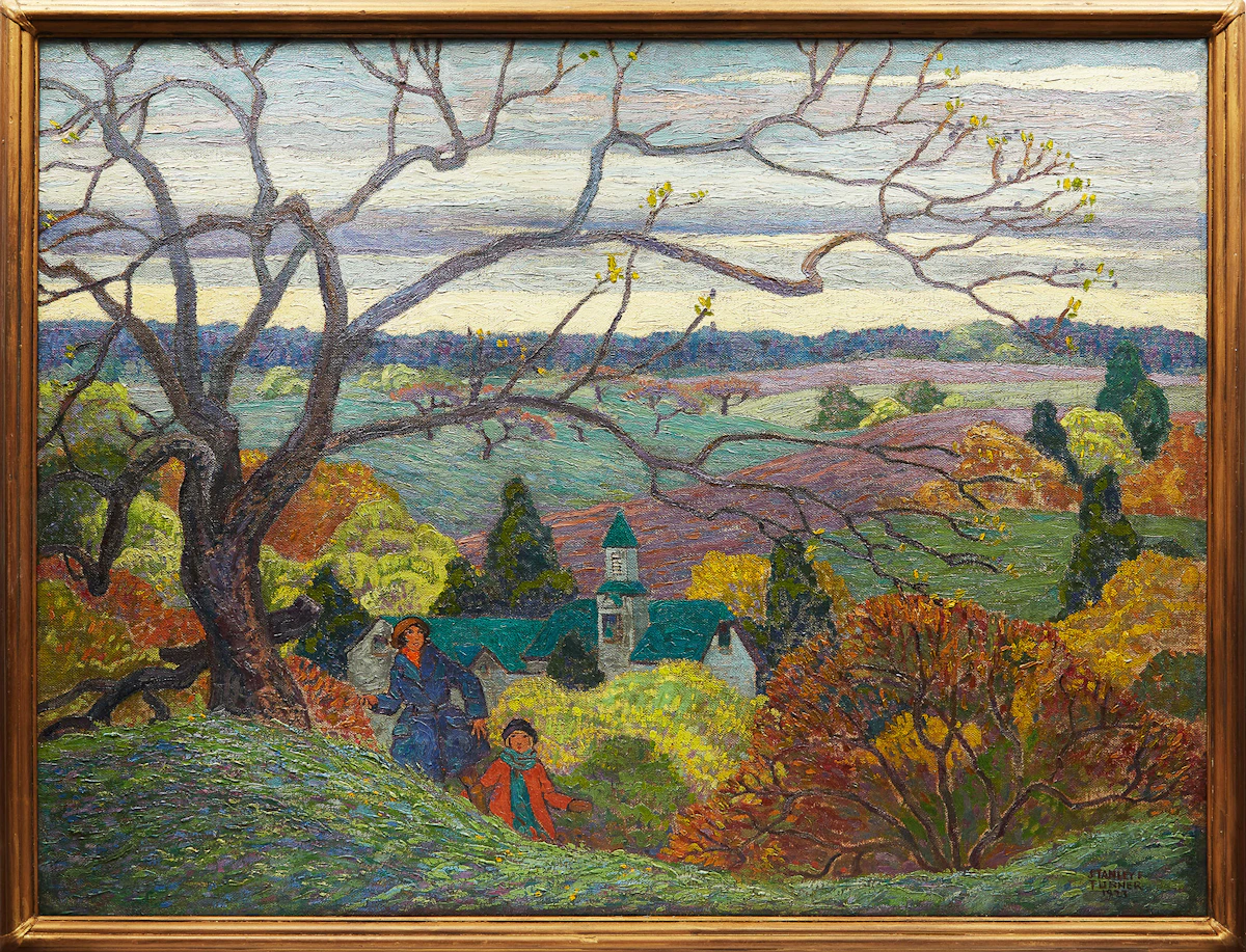 Stanley Francis Turner, The Walk Home, oil on canvas, 1922