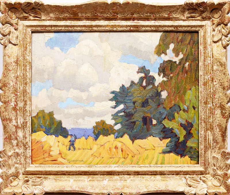 Peter Clapham Sheppard, Summer’s Day , oil on board - view 2