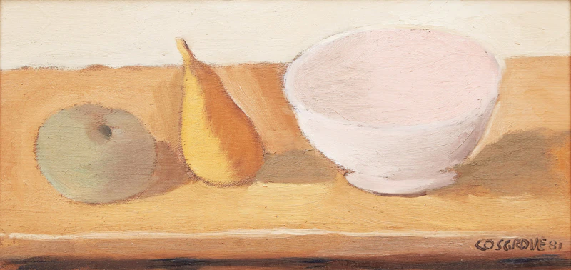 Still Life of Bowl and Fruit by Stanley Morel Cosgrove