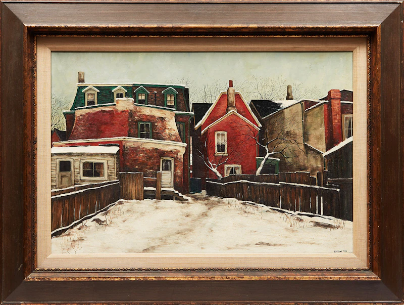 John Kasyn, D’Arcy Street , oil on board, 1970 - view 2