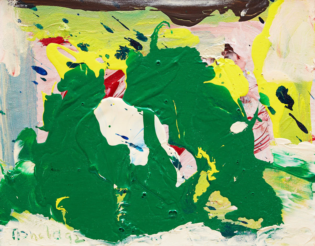 William Ronald, Untitled Abstraction, oil on canvas