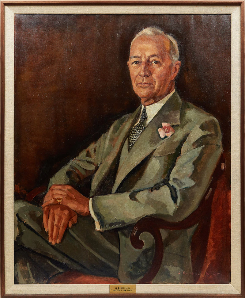 Lilias Torrance Newton, Portrait of George A. Morris, oil on canvas - view 2
