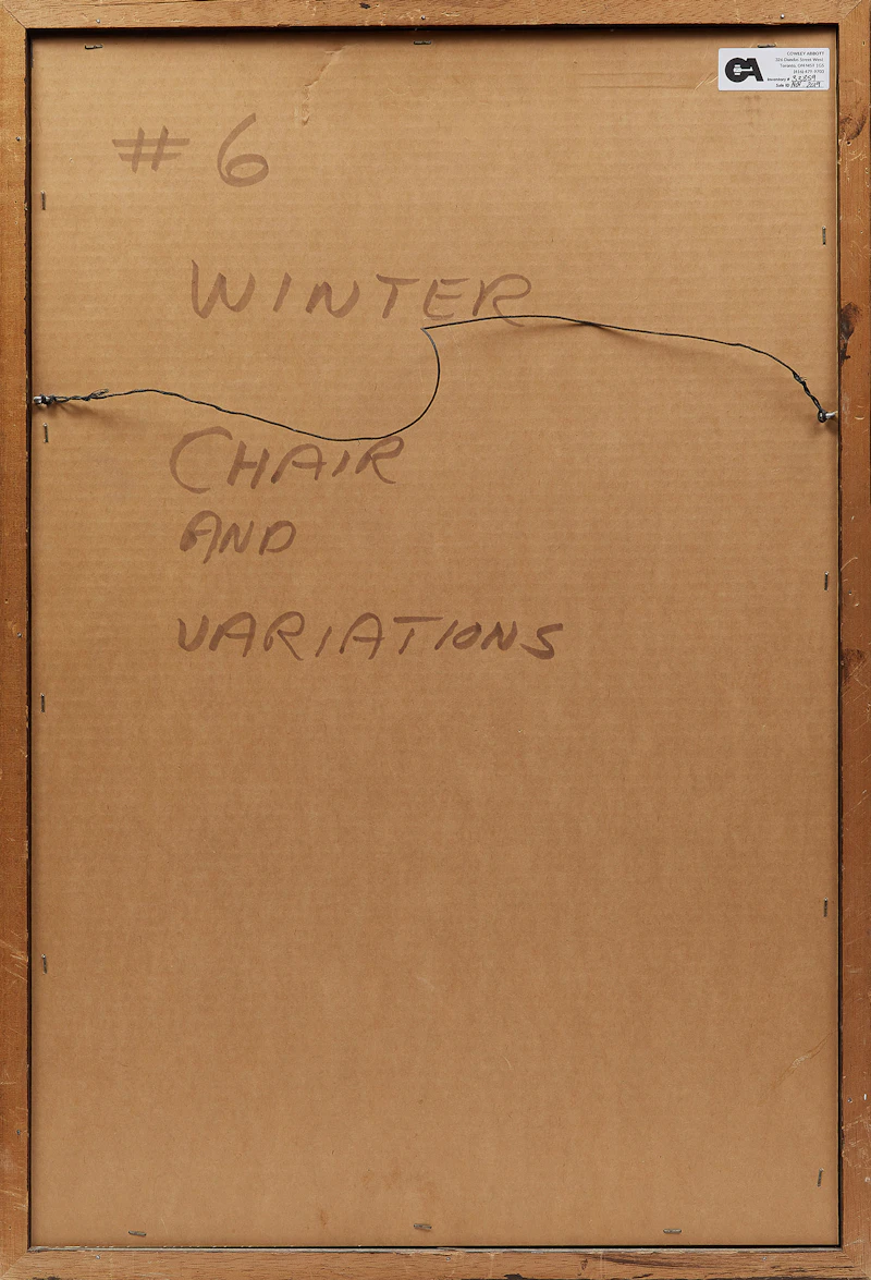 William Arthur Winter, Chair and Variations, oil on board - view 3