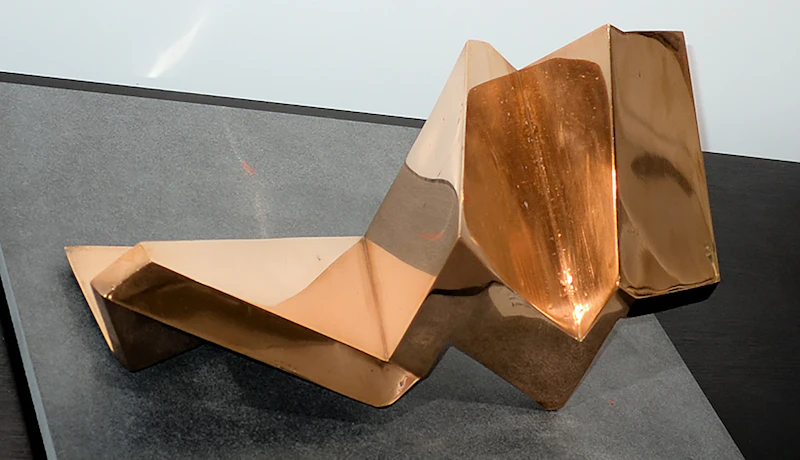 Yves Trudeau, Série mur fermé et ouvert, 1975, polished bronze - view 14