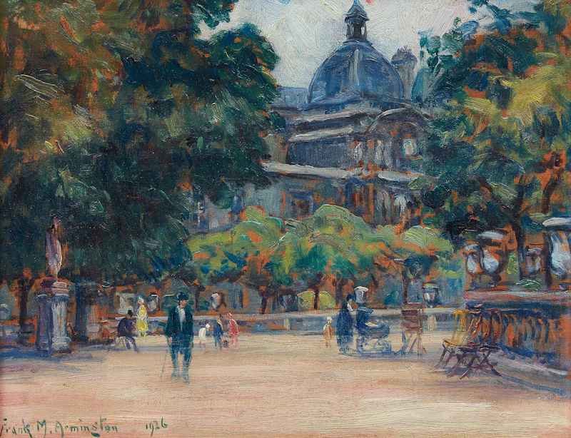 Jardin du Luxembourg, Paris by Frank Milton Armington