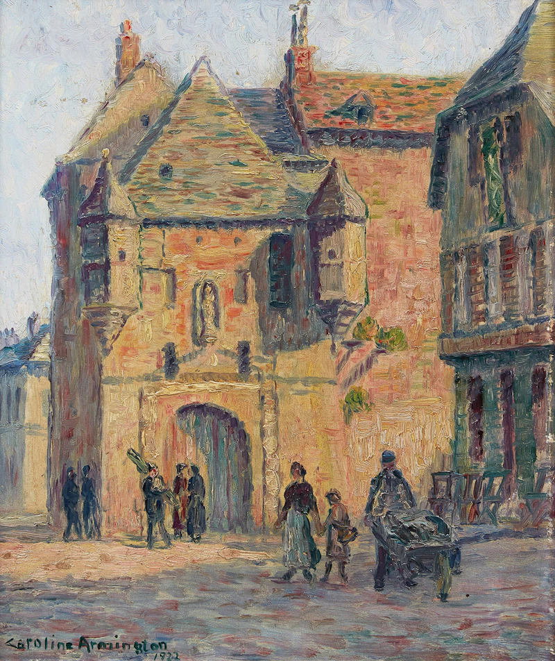 La Lieutenance à Honfleur, Normandy by Caroline Helena Armington