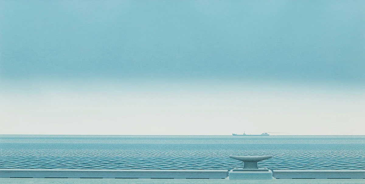 Christopher Pratt, Gaspé Passage, colour lithograph, 1981