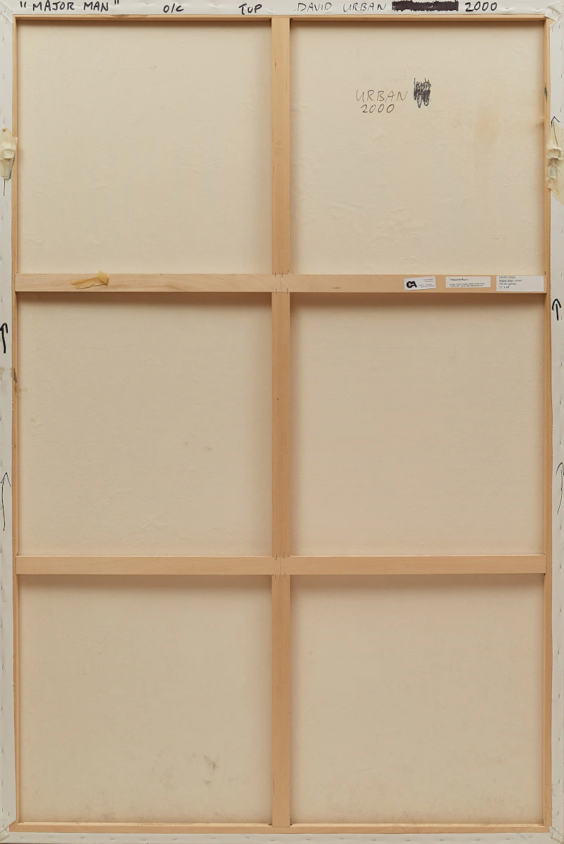 David Urban, Major Man, oil on canvas, 2000 - view 2