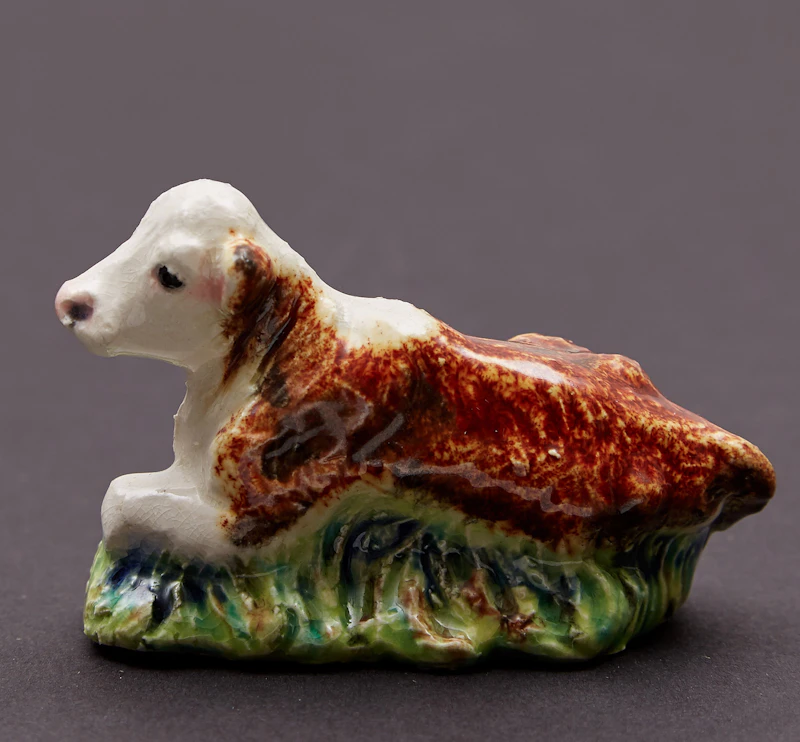 Joe Fafard, Cow, ceramic sculpture, 1982 - view 3