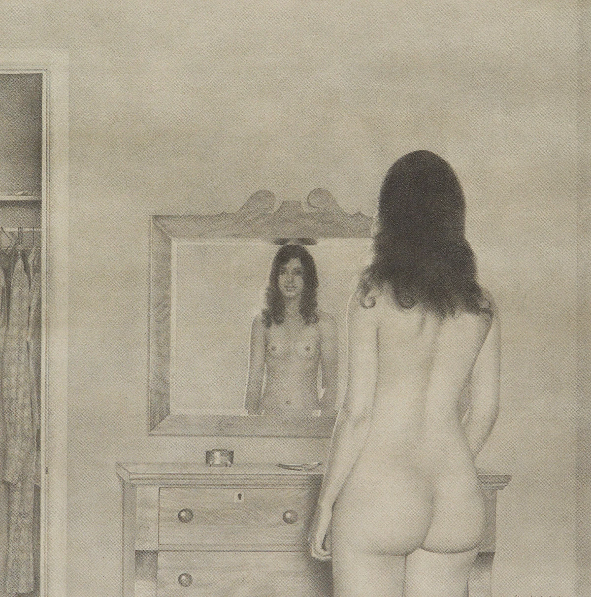 Jack Chambers, Nude No. 1, screenprint, 1973