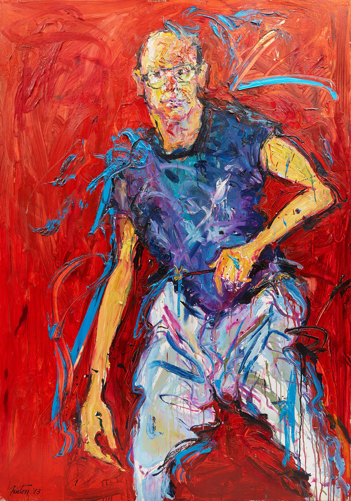 Telford Fenton, Tall Telford, oil on canvas, 1993