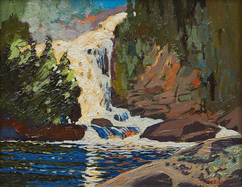 Waterfall, Montreal River by Mary Evelyn Wrinch