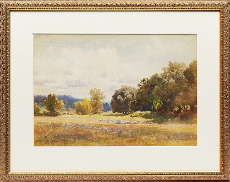 Lucius Richard O'Brien, Landscape, watercolour, 1893 - view 2