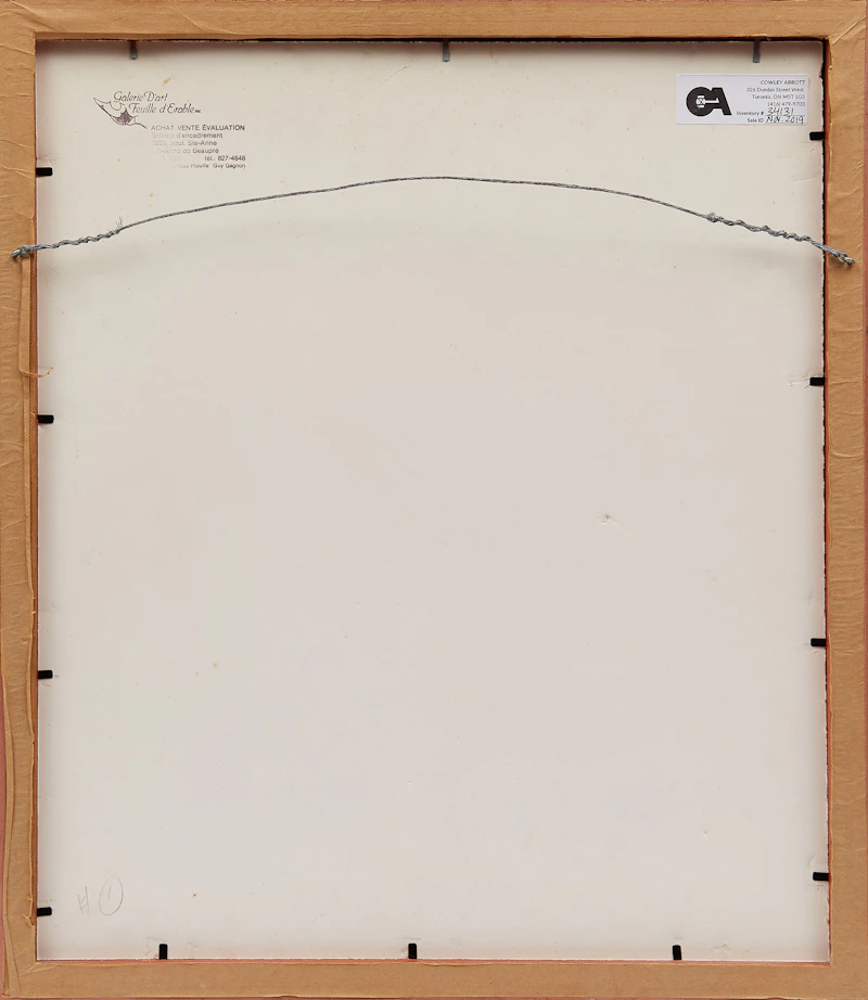 Edmund Alleyn, Abstract Composition , gouache on paper - view 3